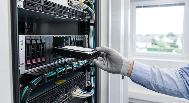 Cloud privé Sira-Tech : maintenance d'une baie de stockage redondée
